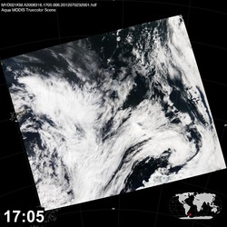 Level 1B Image at: 1705 UTC