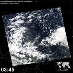 Level 1B Image at: 0345 UTC