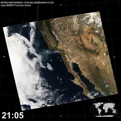 Level 1B Image at: 2105 UTC