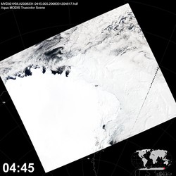 Level 1B Image at: 0445 UTC