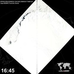 Level 1B Image at: 1645 UTC