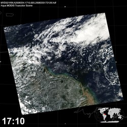 Level 1B Image at: 1710 UTC