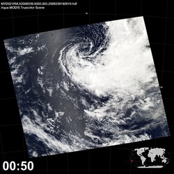 Level 1B Image at: 0050 UTC