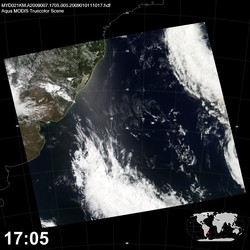 Level 1B Image at: 1705 UTC