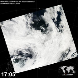 Level 1B Image at: 1705 UTC