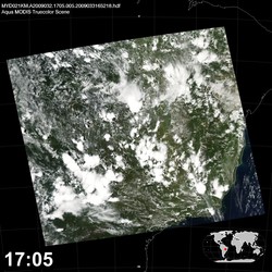 Level 1B Image at: 1705 UTC