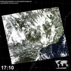 Level 1B Image at: 1710 UTC