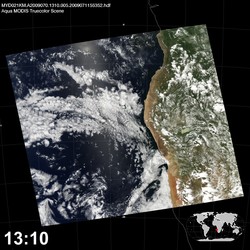 Level 1B Image at: 1310 UTC