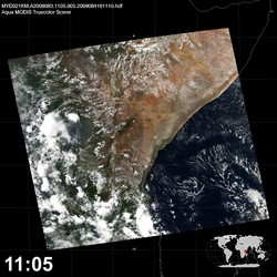 Level 1B Image at: 1105 UTC