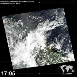 Level 1B Image at: 1705 UTC