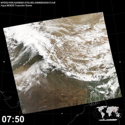 Level 1B Image at: 0750 UTC