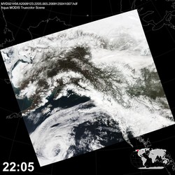 Level 1B Image at: 2205 UTC