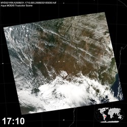 Level 1B Image at: 1710 UTC