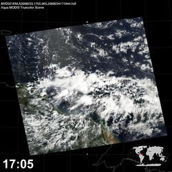 Level 1B Image at: 1705 UTC