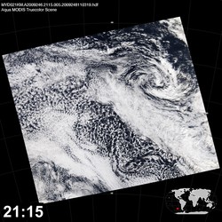 Level 1B Image at: 2115 UTC