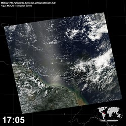 Level 1B Image at: 1705 UTC