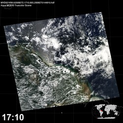 Level 1B Image at: 1710 UTC