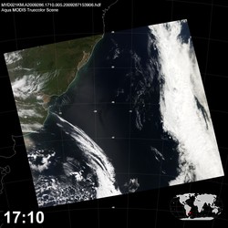 Level 1B Image at: 1710 UTC