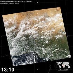 Level 1B Image at: 1310 UTC