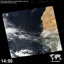 Level 1B Image at: 1450 UTC