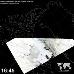 Level 1B Image at: 1645 UTC