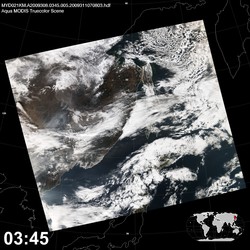 Level 1B Image at: 0345 UTC