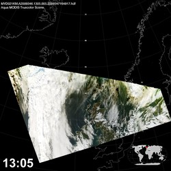 Level 1B Image at: 1305 UTC