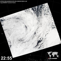 Level 1B Image at: 2255 UTC