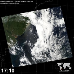 Level 1B Image at: 1710 UTC