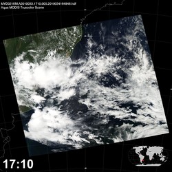 Level 1B Image at: 1710 UTC