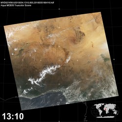 Level 1B Image at: 1310 UTC