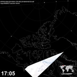 Level 1B Image at: 1705 UTC