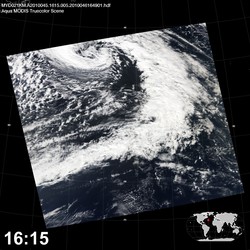 Level 1B Image at: 1615 UTC