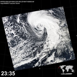 Level 1B Image at: 2335 UTC