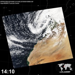 Level 1B Image at: 1410 UTC