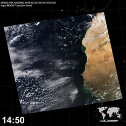 Level 1B Image at: 1450 UTC