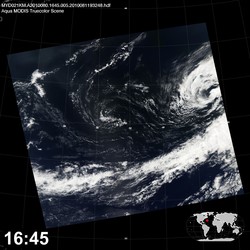 Level 1B Image at: 1645 UTC