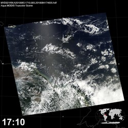 Level 1B Image at: 1710 UTC