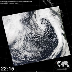 Level 1B Image at: 2215 UTC