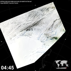 Level 1B Image at: 0445 UTC