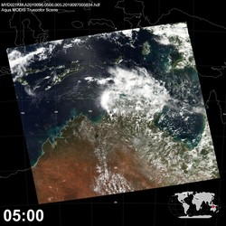 Level 1B Image at: 0500 UTC