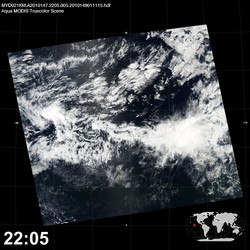 Level 1B Image at: 2205 UTC