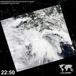 Level 1B Image at: 2250 UTC