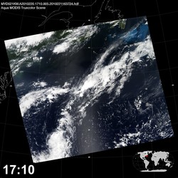 Level 1B Image at: 1710 UTC