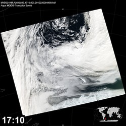 Level 1B Image at: 1710 UTC