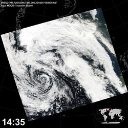 Level 1B Image at: 1435 UTC