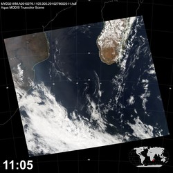 Level 1B Image at: 1105 UTC