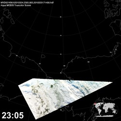 Level 1B Image at: 2305 UTC