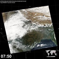 Level 1B Image at: 0750 UTC