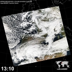 Level 1B Image at: 1310 UTC